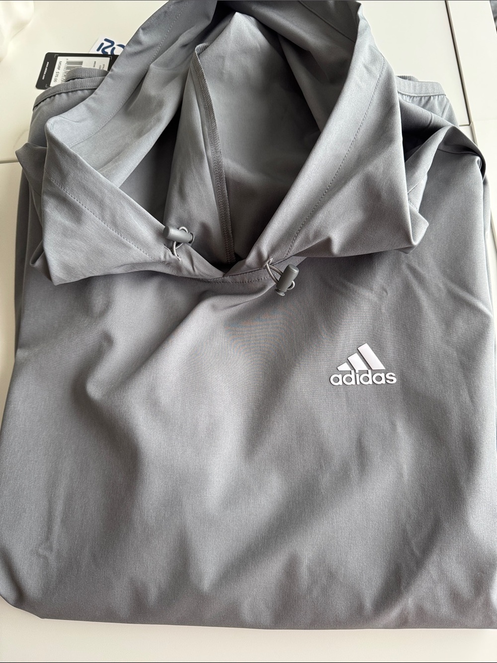 adidas Gray Windbreaker Jacket